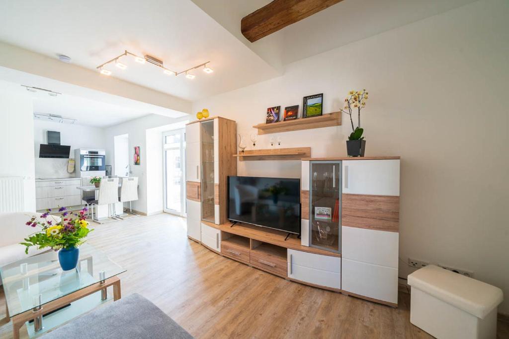 Lossatal Apartment | Ferienhaus Teichblick und Turmblick, mit Kultur in Großzschepa, Nähe Leipzig
