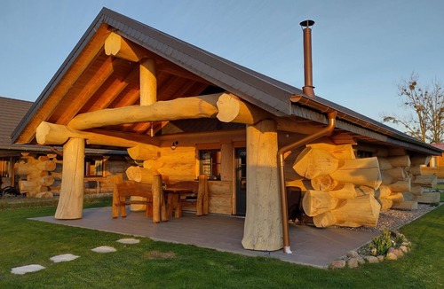 Gross Nemerow Cabin | Log Cabins Naturstamm Ferienhaus Müritz 12 - Feriendorf Tollensesee