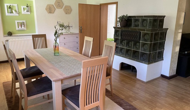Apartment 1 in a quiet, idyllic holiday property, directly on the river with a large garden