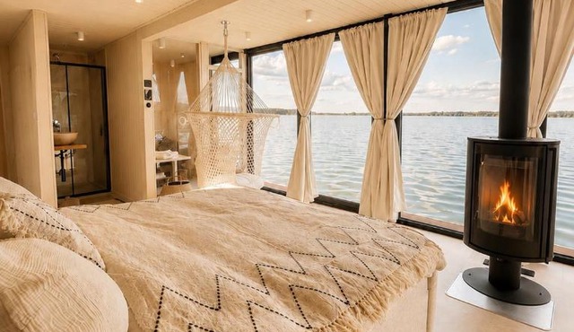 Bohéa Spa Hausboot mit Sauna und Kamin