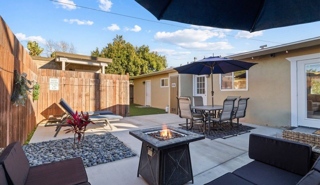 Dog-Friendly Beach Home Near the Beach w/BBQ, Fire Pit, Enclosed Backyard, & Laundry