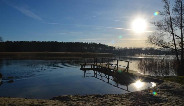 Ferienhaus mit Seeblick in Fleeth Nähe Mirow