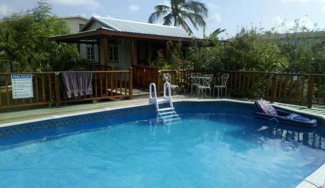 Pool Side Cottage in Barbados